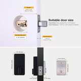 Defiant Castle Electronic Deadbolt in Matte Black - Image 2