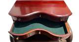 Vintage Serpentine Wood Jewelry Chest - Image 2