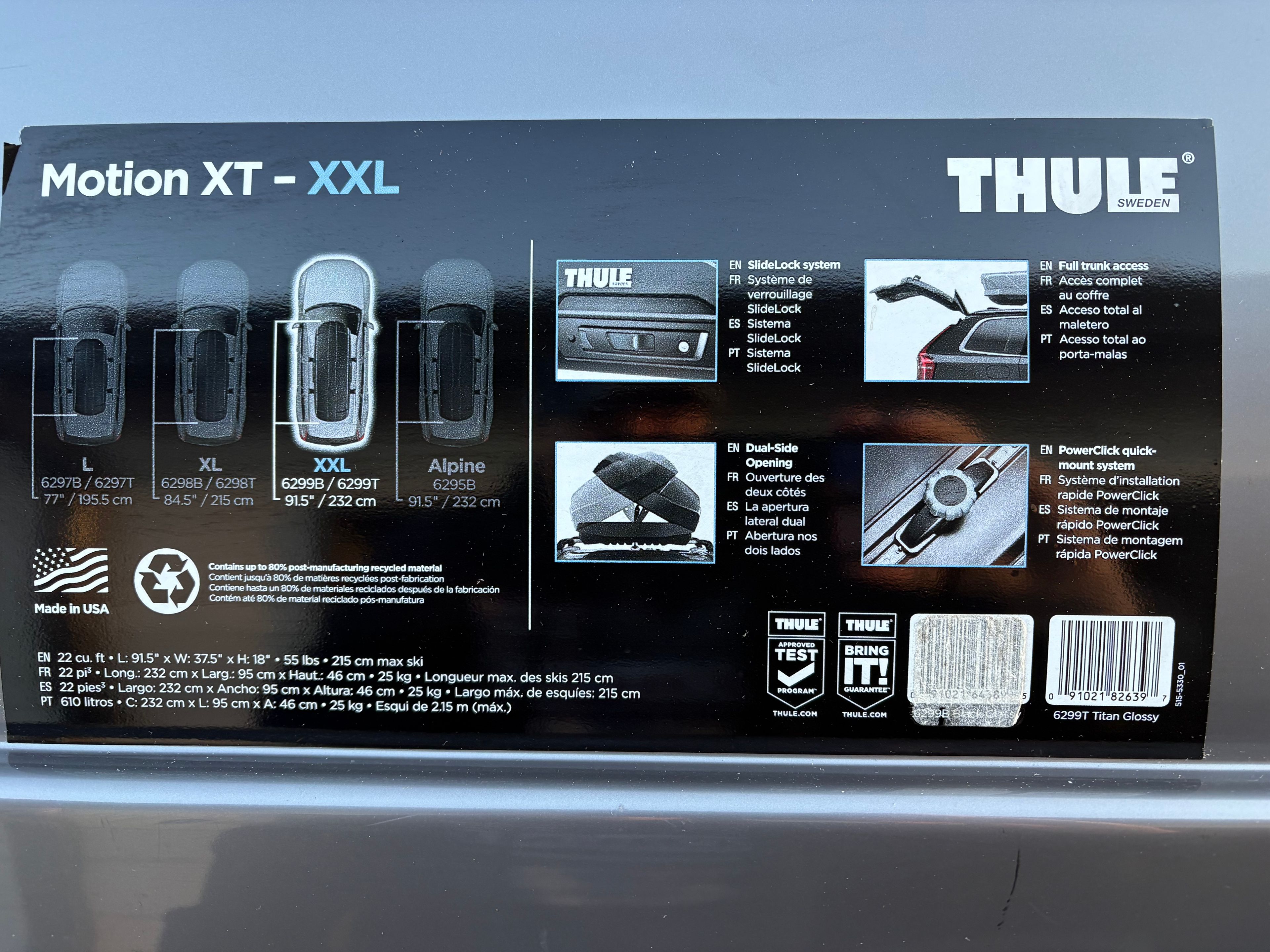 Thule Motion XT- XXL Cargo Box - Image 2