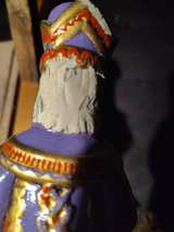 Vintage Hand-Painted Ceramic Three Wise Men Figurines - Image 4