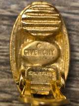 Givenchy Vintage 4G Logo Two-Tone Drop single clip on earring. - Image 5