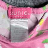 Zunie Girls Pink Daisy Floral Romper - Image 4