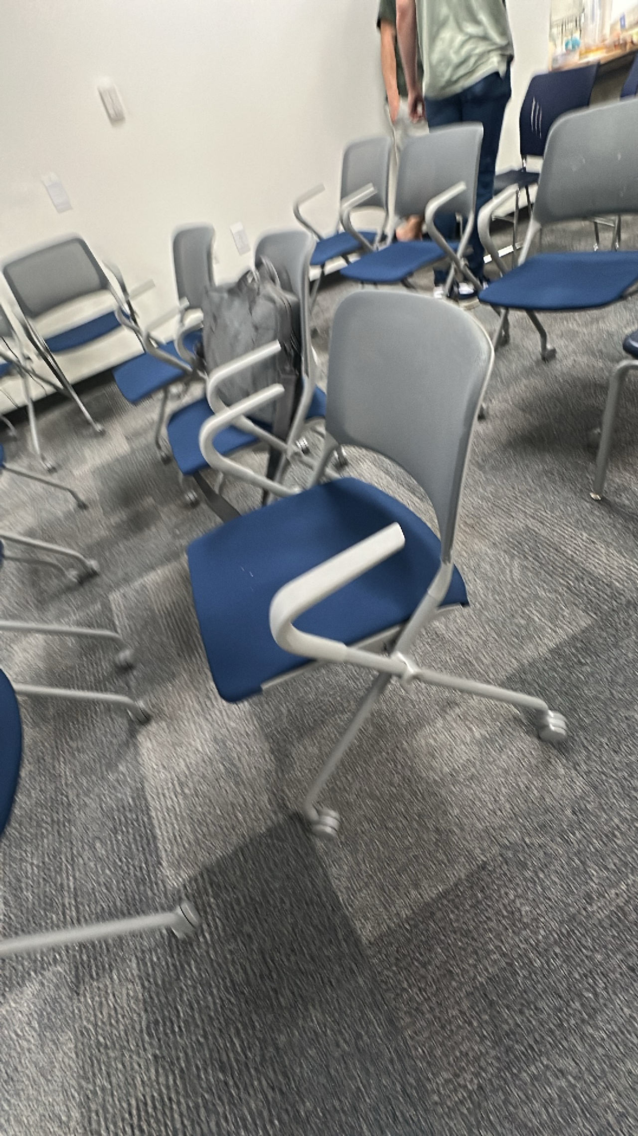 Stackable Classroom Chair with Casters