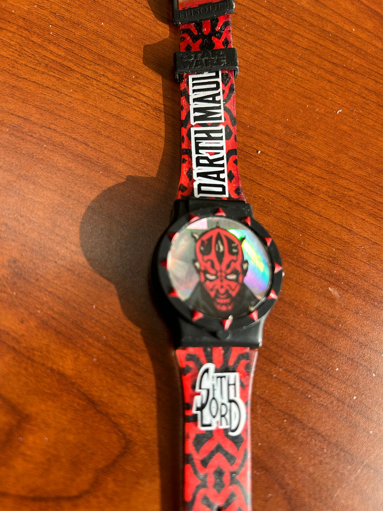 Star Wars Episode 1 Darth Maul Hologram Watch