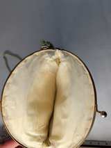 Vintage Embroidered Round Evening Bag with Tassel - Image 4