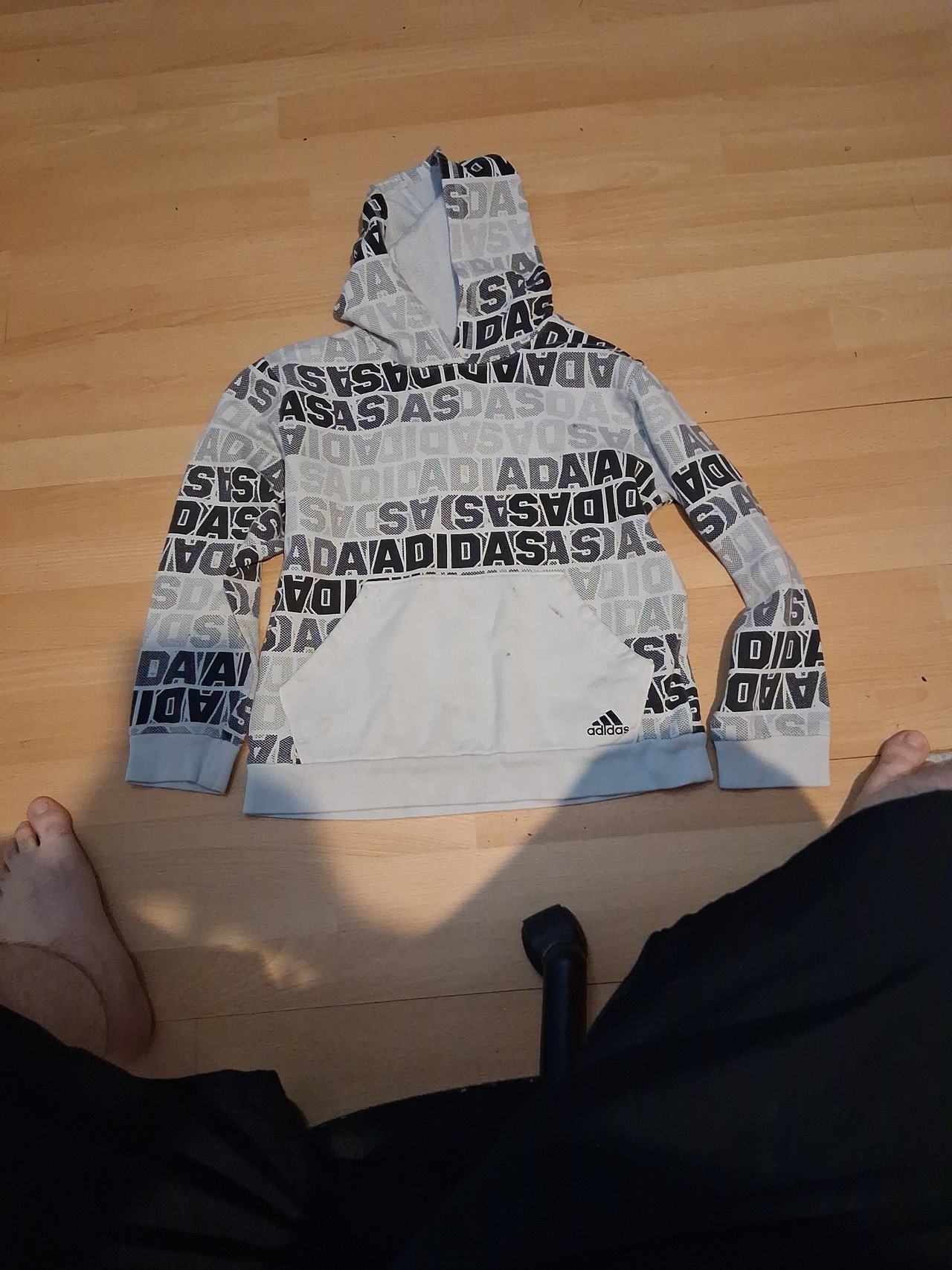 adidas Boys' All Over Print Pullover Hoodie