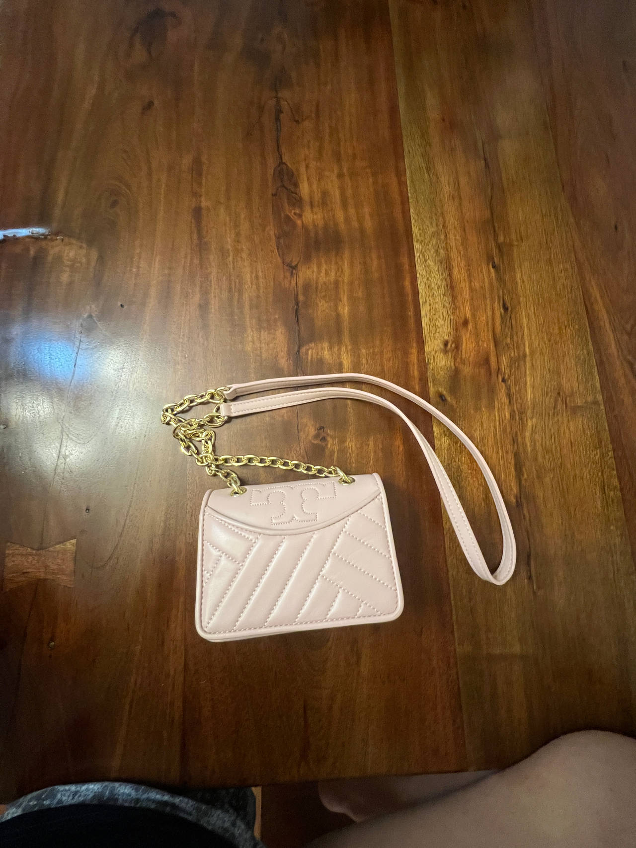 Tory Burch Kira Chevron Card Case Crossbody