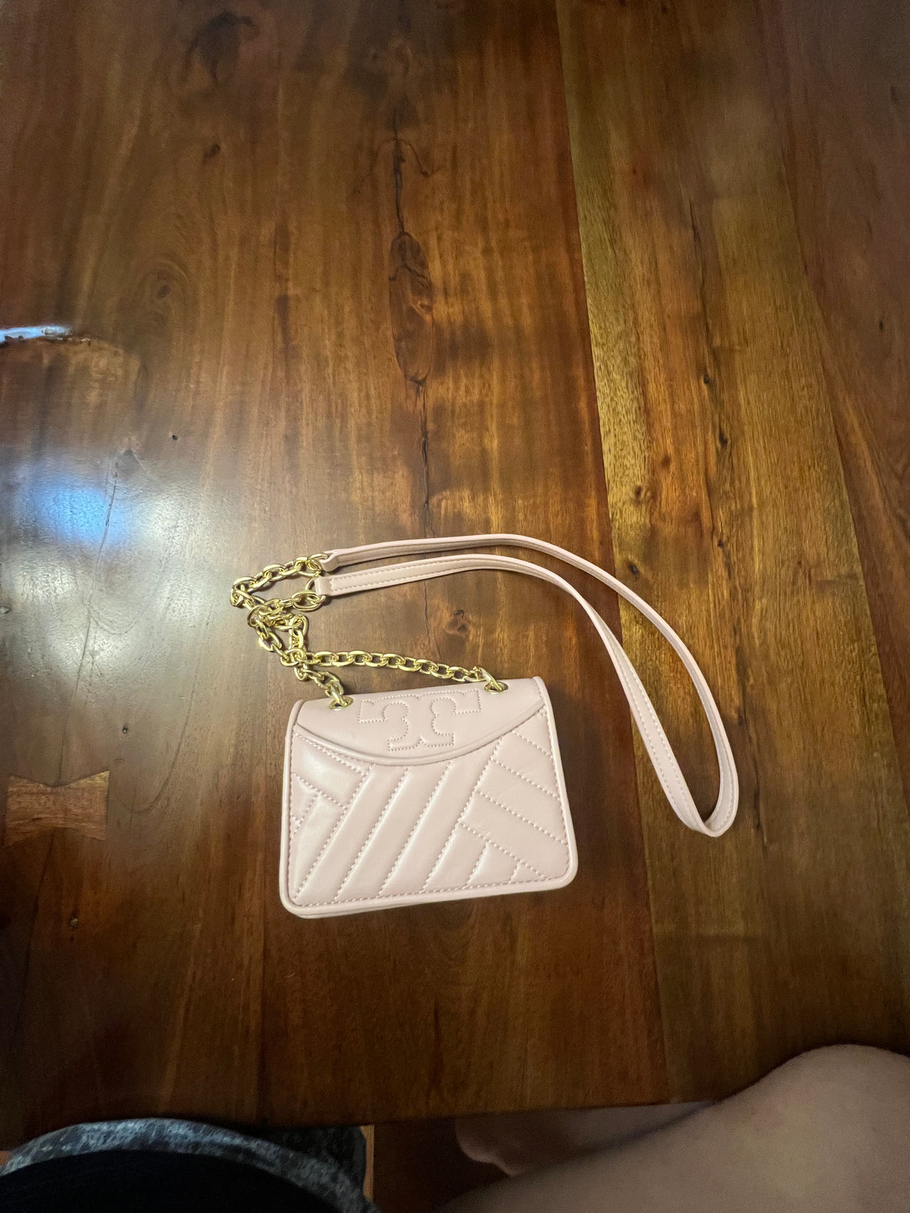 Tory Burch Kira Chevron Card Case Crossbody