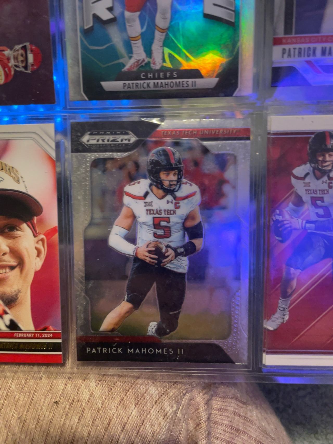 Panini Prizm Draft Picks 2019 Patrick Mahomes II #72 Blue