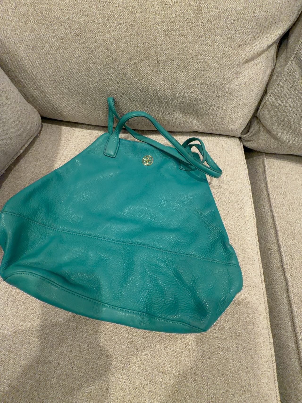 Tory Burch Michelle Tote Aqua Blue