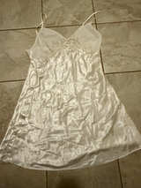 PINK Satin Lace-Trim Nightgown - Image 1