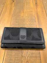 Coach Trifold Wallet Black - Image 1