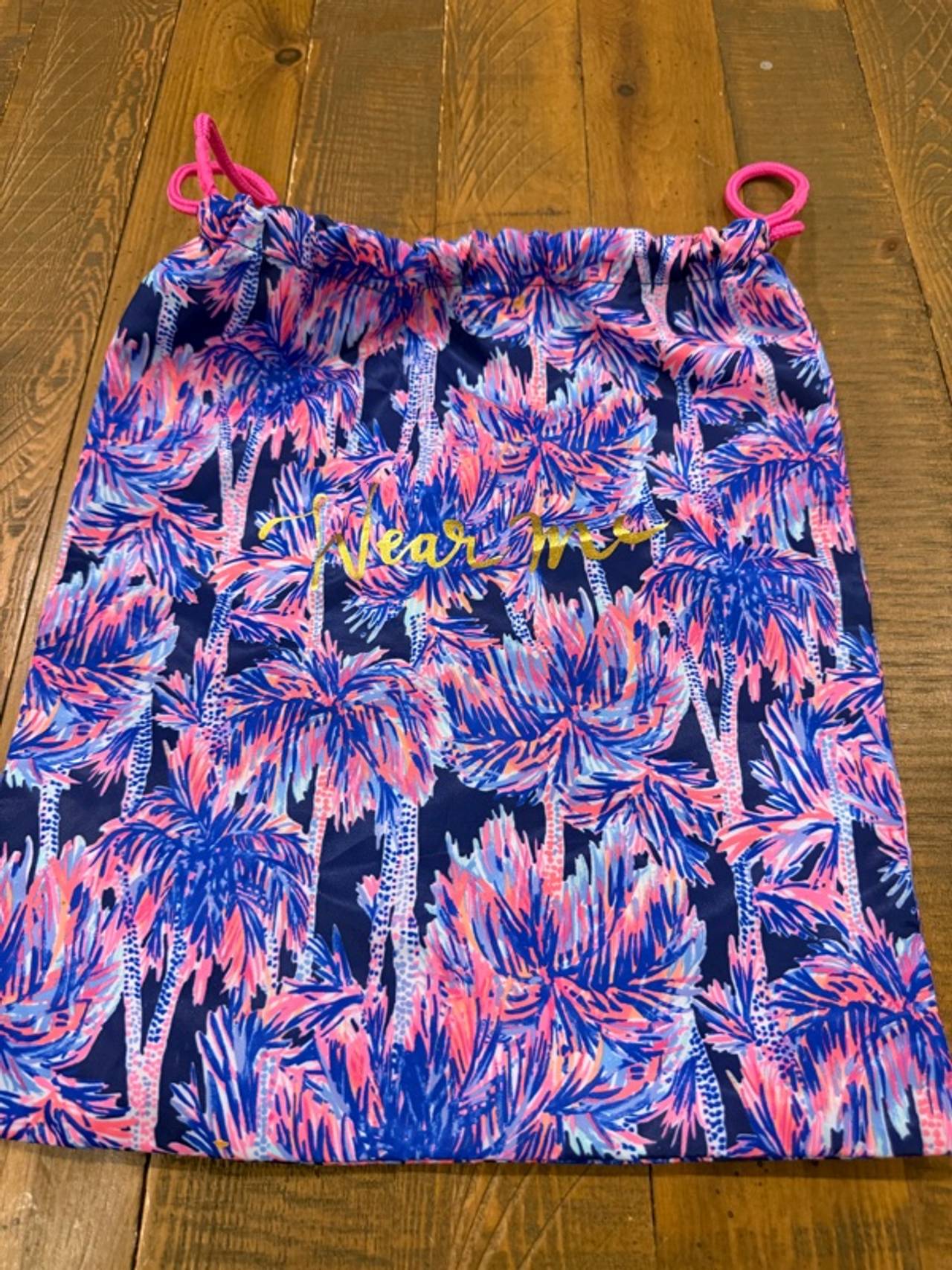 Lilly Pulitzer Mercer Bright Navy Pink Bag