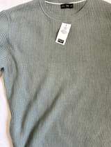 Regular Fit Waffle Jumper Navy Blue - Image 5