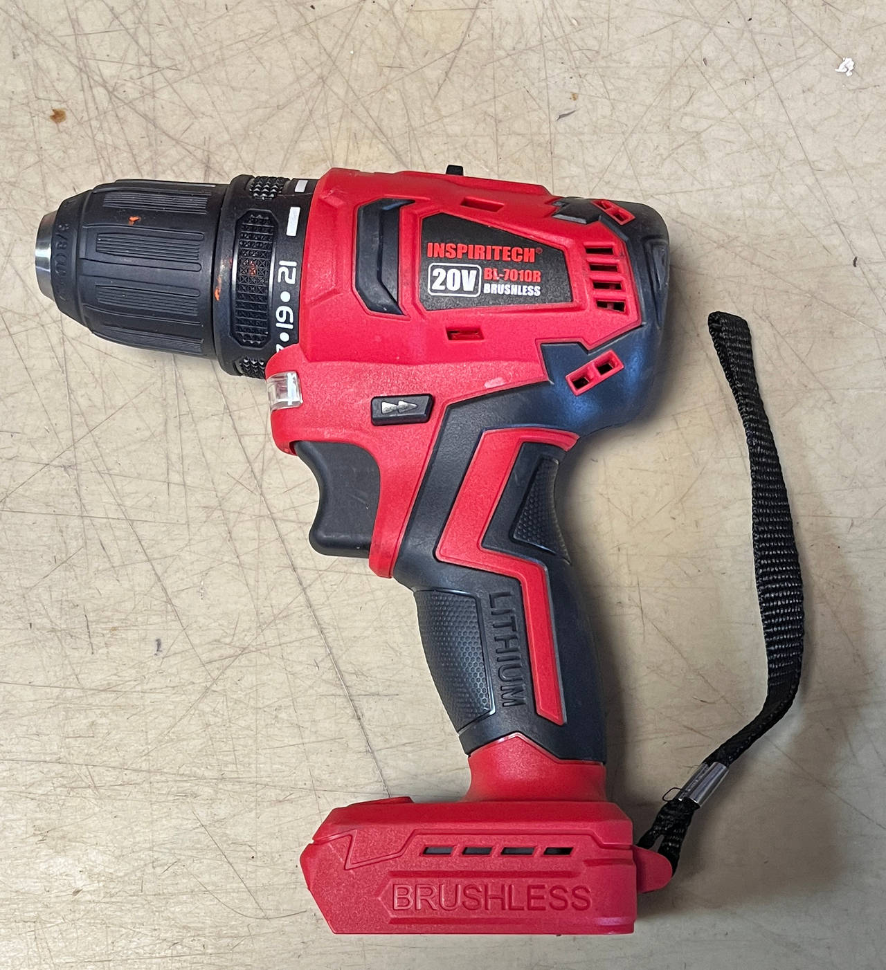 Inspiritech BL-7010R 20V Brushless Cordless Drill