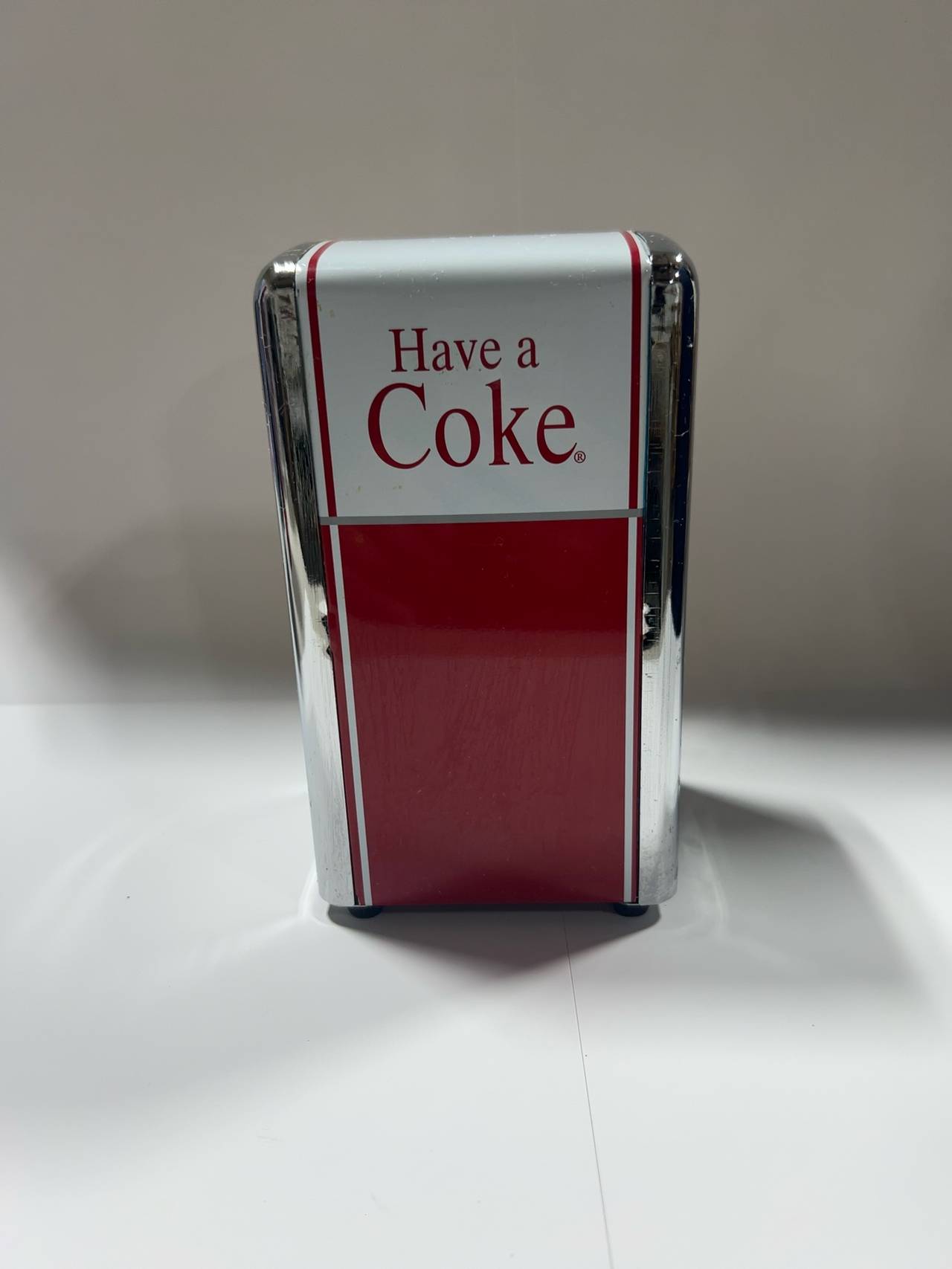Coca-Cola 'Have A Coke' Metal Napkin Holder Dispenser