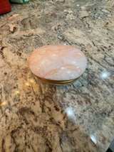 Christian Dior Pink Stone Trinket Music Box Marbre Rose La Vie En Rose  - Image 1