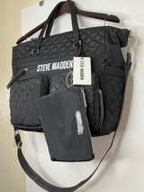 Steve Madden BNicky Tote Bag NWT / Color Black - Image 5