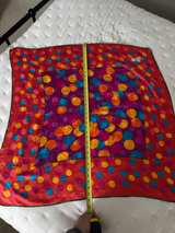 Yves Saint Laurent Vintage Silk Polka Dot Scarf - Image 3
