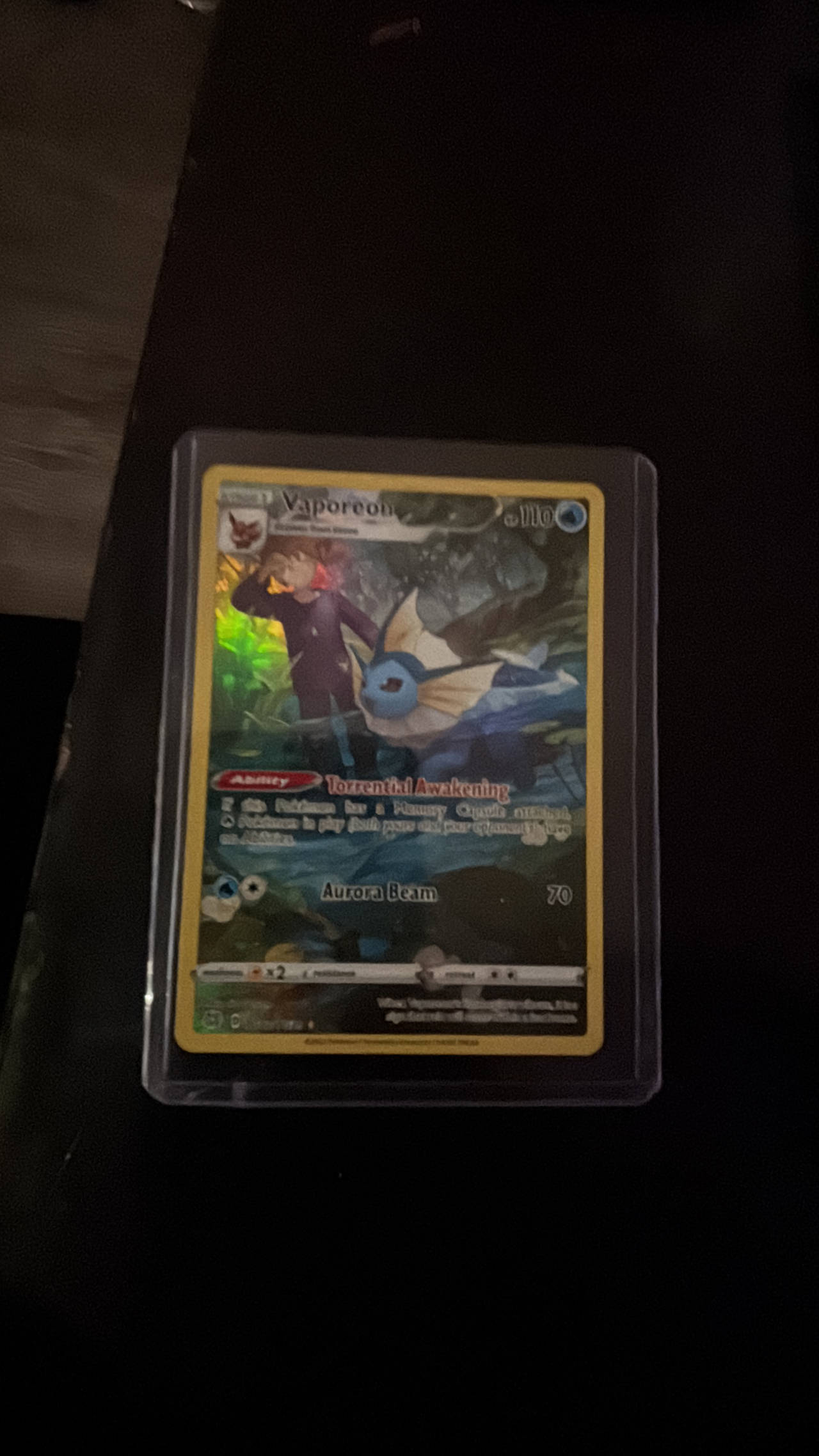 Vaporeon Trainer Gallery Holo – Sword & Shield Brilliant Stars – Mint Pokémon