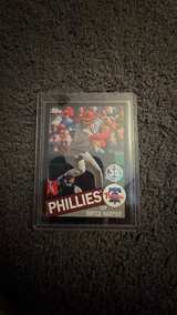 2020 Topps Heritage Bryce Harper Green Refractor /299 #100 - Image 2