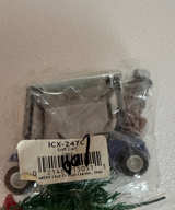 Bakery Crafts Blue Golf Cart Cake Topper Set ICX-247C - Image 1
