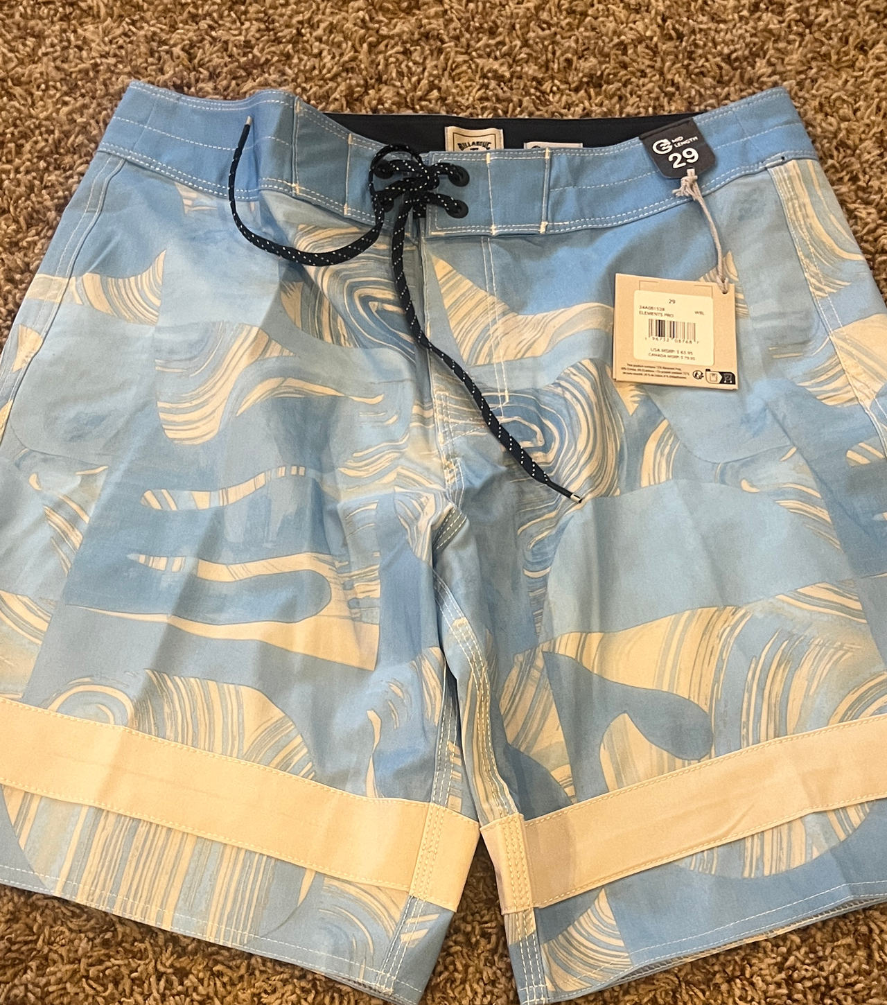 Billabong Elements Pro Boardshorts new with tags waist 31