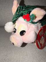Squealing Pig Christmas Plush Jingle Bells Electronic Doll Toy  - Image 4