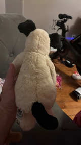Jellycat Bashful Black & Cream Puppy Plush - Image 3