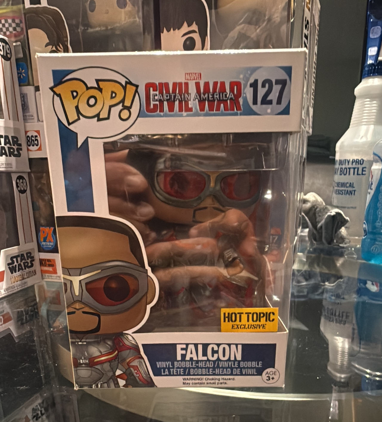Funko Pop! Marvel: Captain America Civil War - Falcon #127 Hot Topic Exclusive