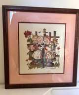 M.J. Hummel Framed Cross Stitch Art - Image 3