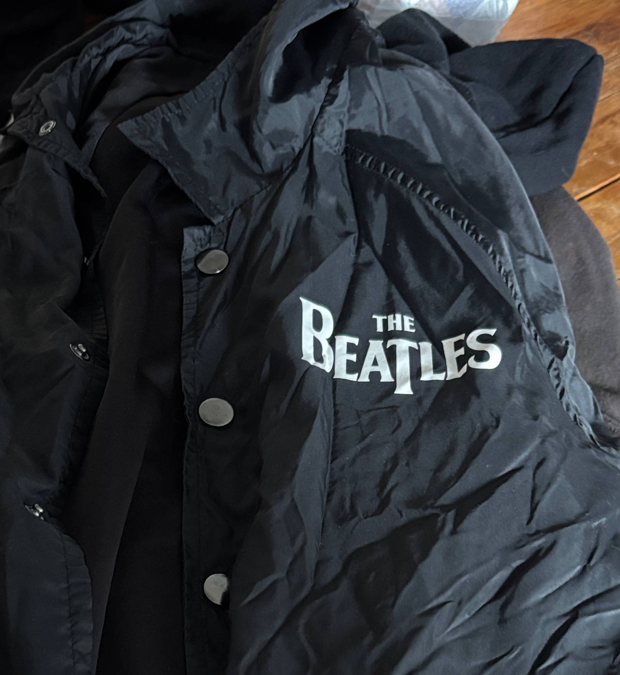 The Beatles Logo Coaches Jacket