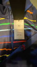 RLX Ralph Lauren Women's Striped UV Protection Quarter-Zip Pullover - Image 7