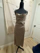 Molly Green Polka Dot Satin Cowl Neck Dress - Image 1