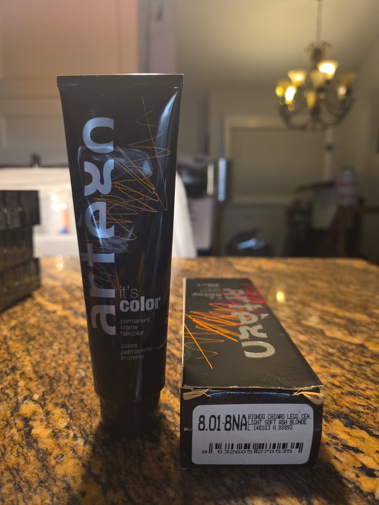 Artego It's Color Permanent Hair Color 8.01 8NA Light Soft Ash Blonde