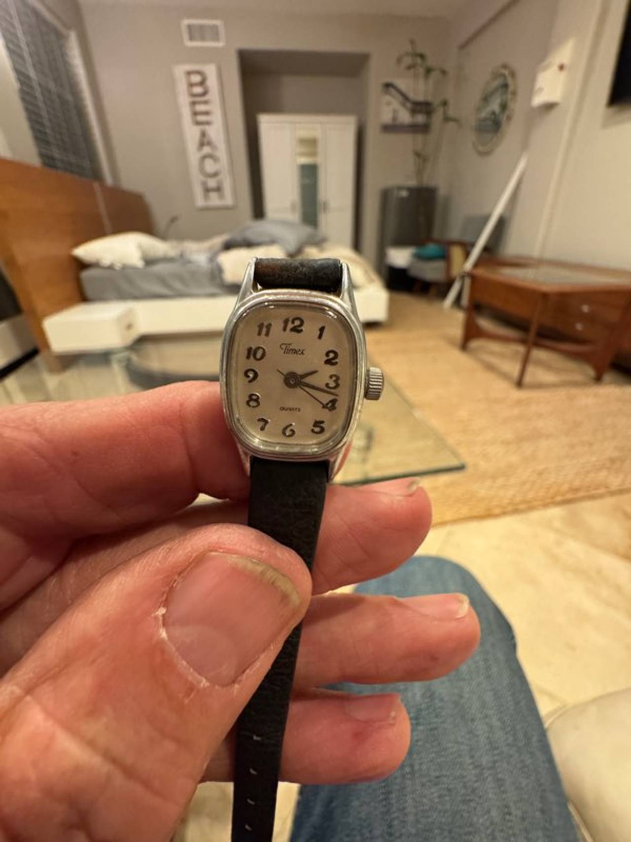 Timex Ladies Vintage Quartz Tank Watch