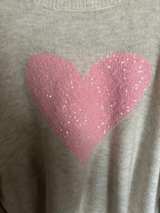 CeCe Sequin Heart Sweater - Image 5