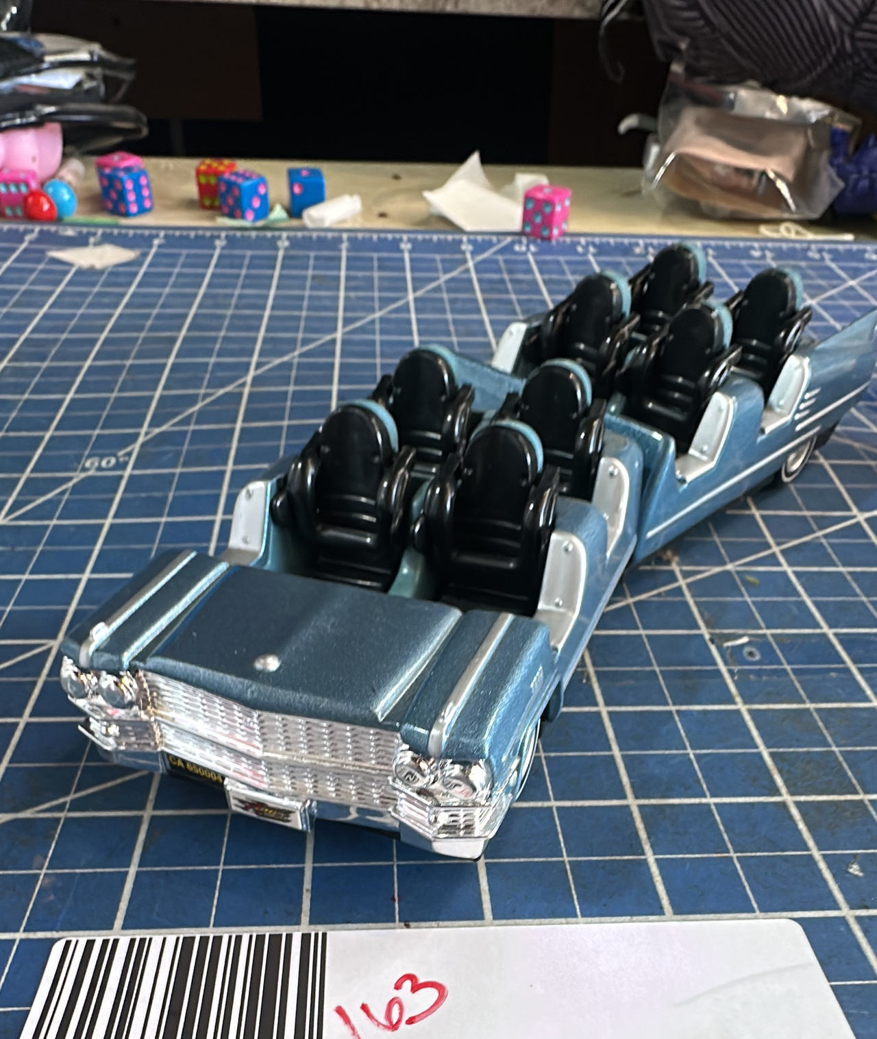 Disney World Rock 'n' Roller Coaster Limo Ride Vehicle Toy *retired* 163