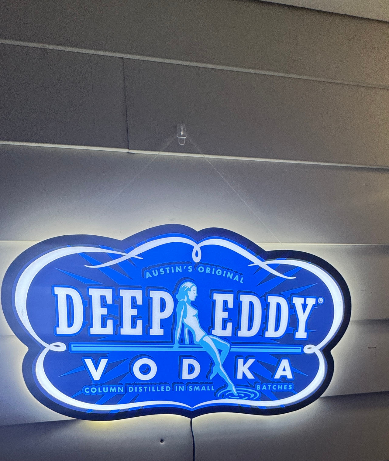 Deep Eddy Vodka LED Lighted Bar Sign