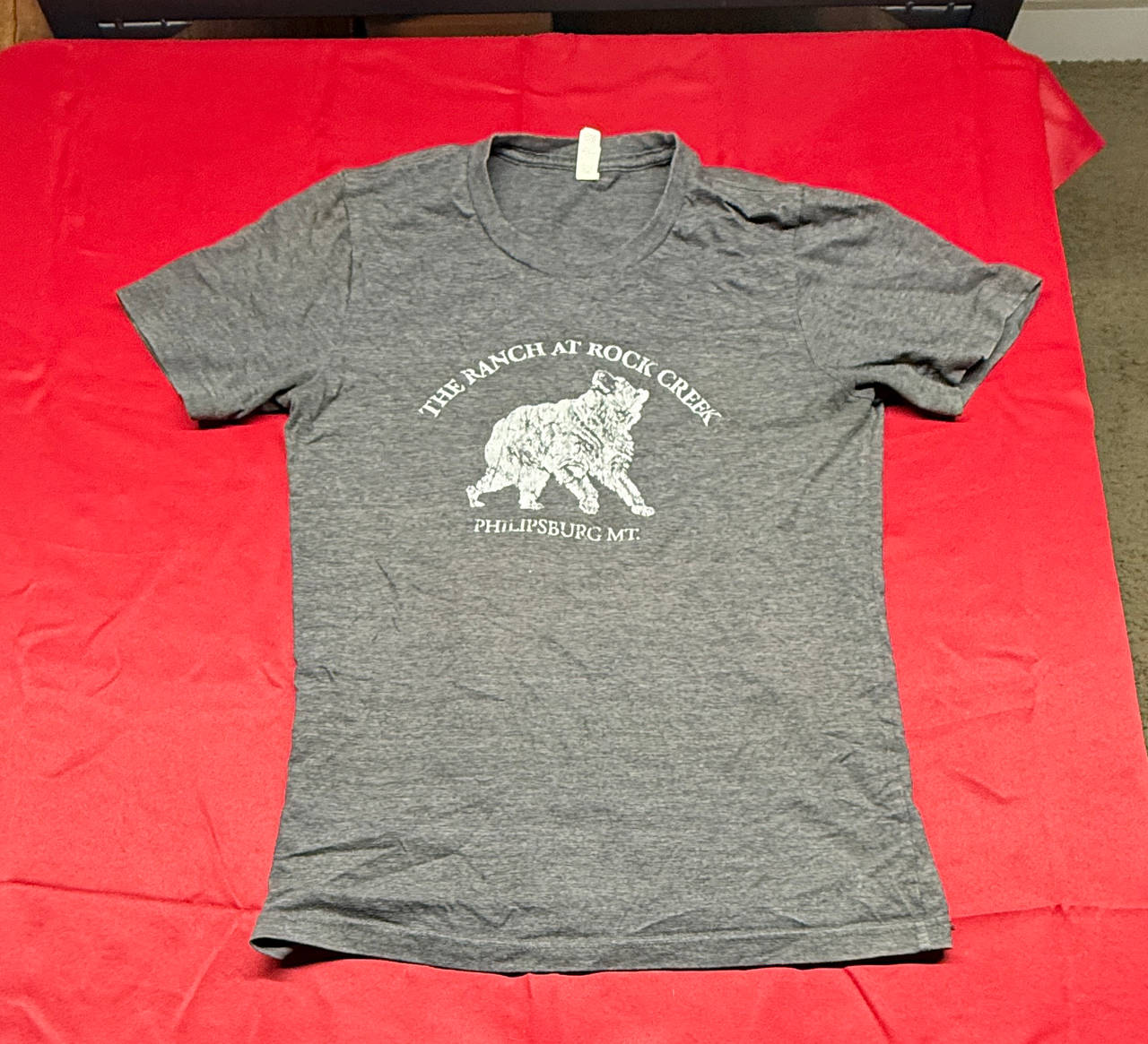The Ranch at Rock Creek Philipsburg MT Bear Graphic T-Shirt