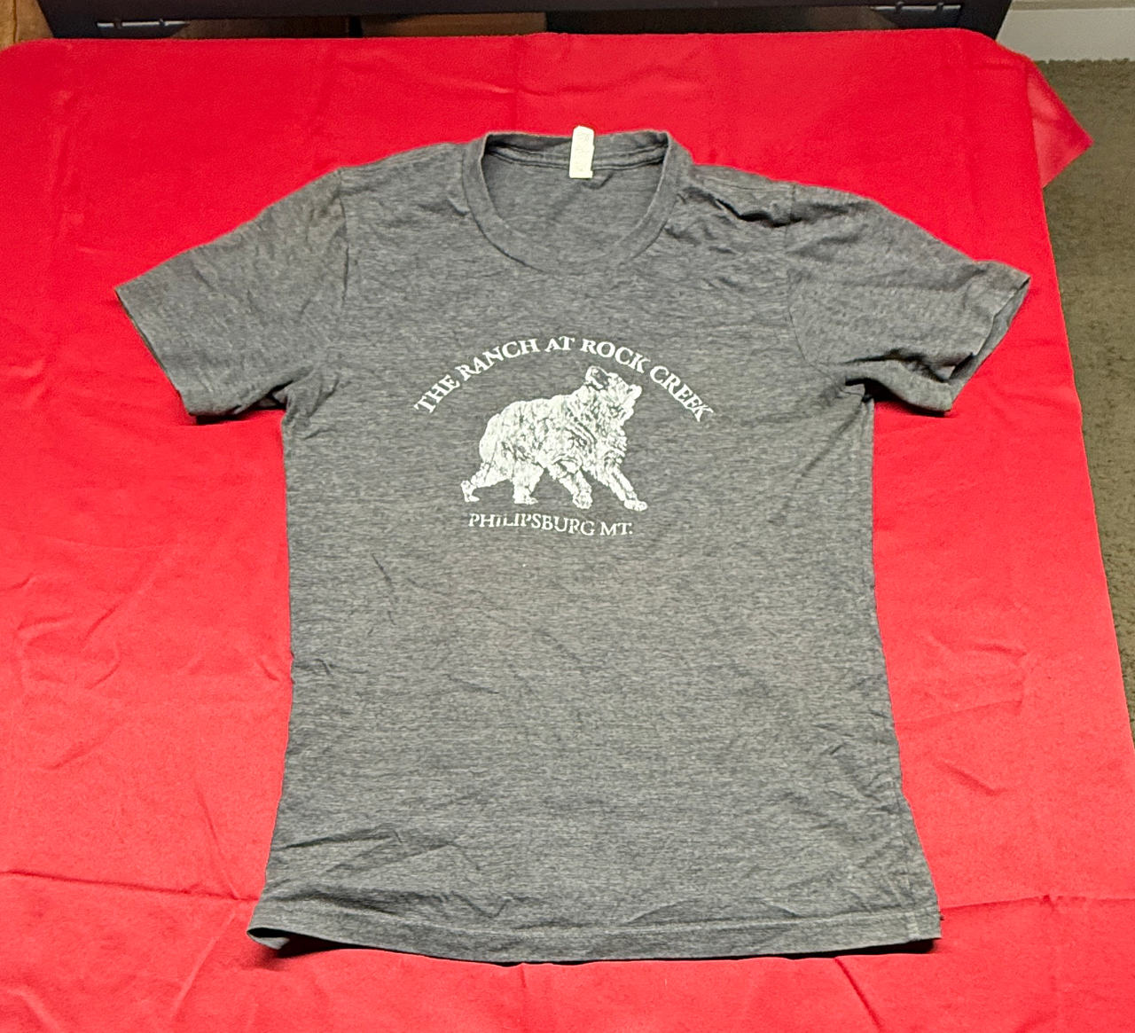 The Ranch at Rock Creek Philipsburg MT Bear Graphic T-Shirt