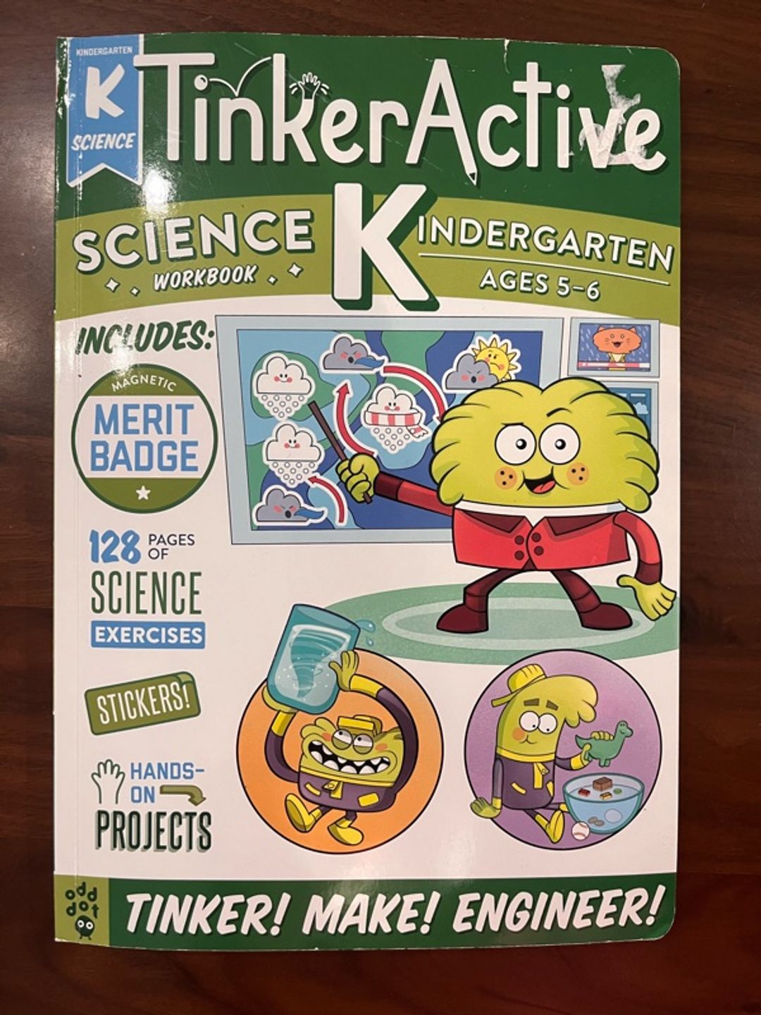 NEW Odd Dot TinkerActive Kindergarten Science Workbook