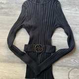Azzedine Alaïa Ribbed Knit Turtleneck Sweater - Image 2