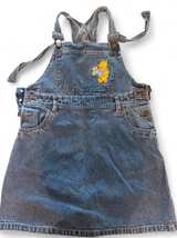 Vintage Disney Winnie the Pooh Denim Overall Dress - Image 1