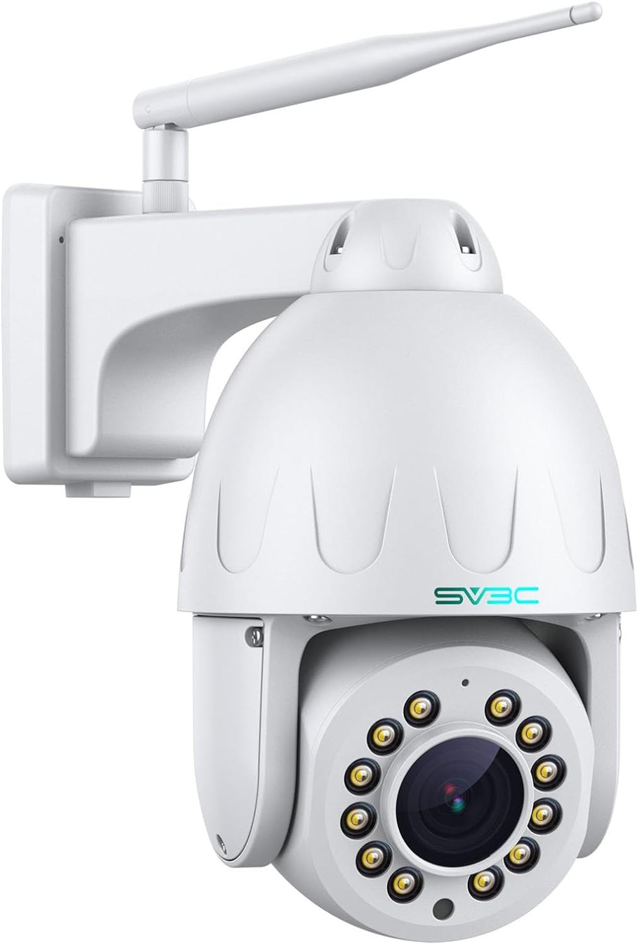 SV3C 4K 8MP 15X Optical Zoom PTZ WiFi Outdoor Security Camera
