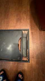 Black Wood Side Table with Magazine Rack - Image 6