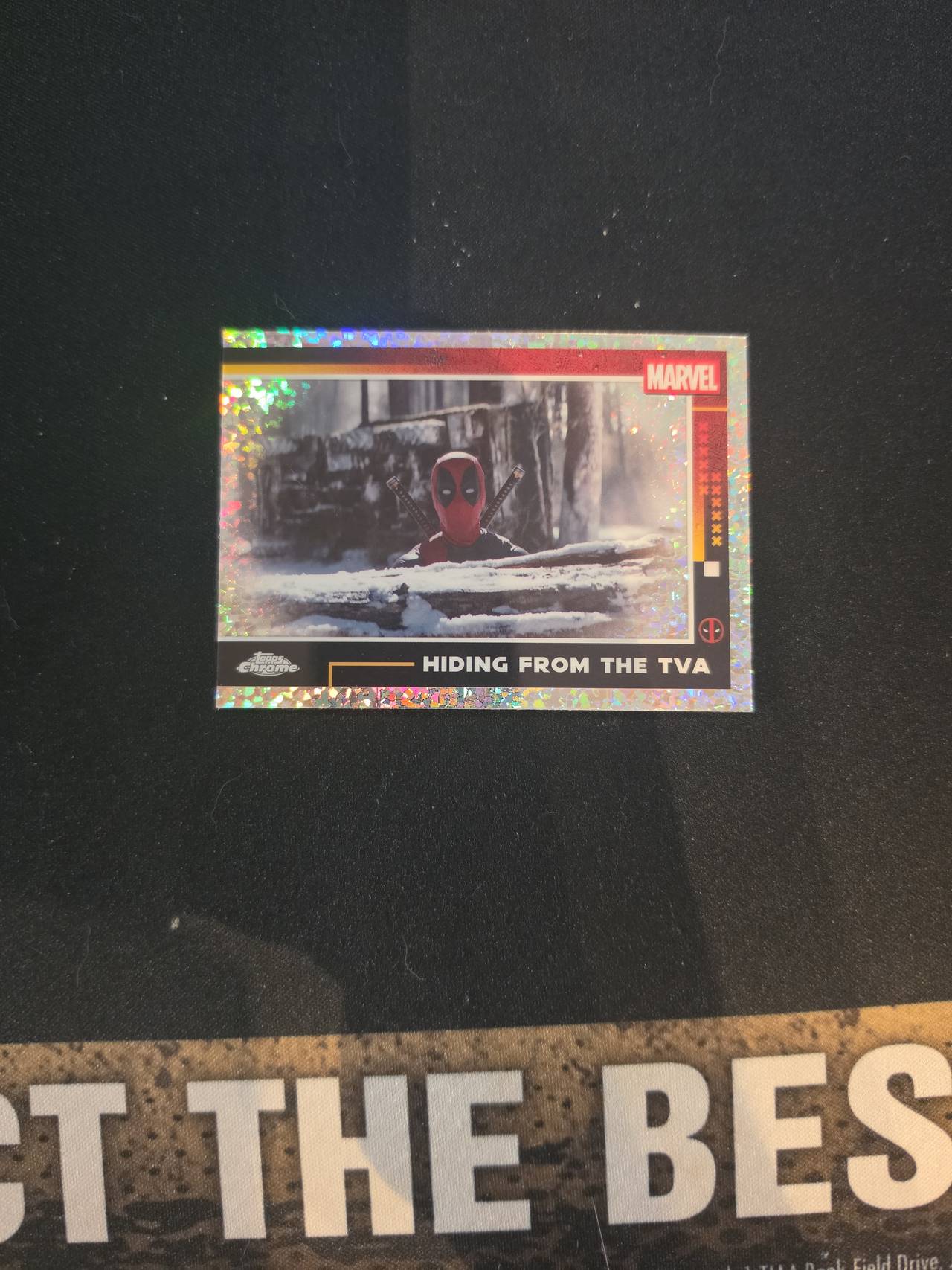 2024 Topps Chrome Marvel Deadpool & Wolverine #10 Hiding From The tva speckle r.