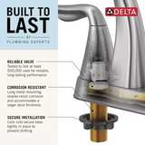 Delta Kayra Centerset Bathroom Faucet in Matte Black - Image 2