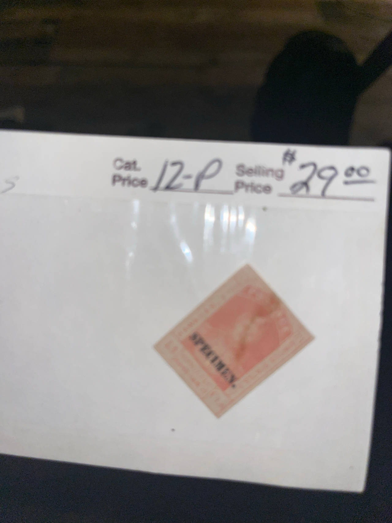 12-cent Washington Specimen Stamp (1861-1867)