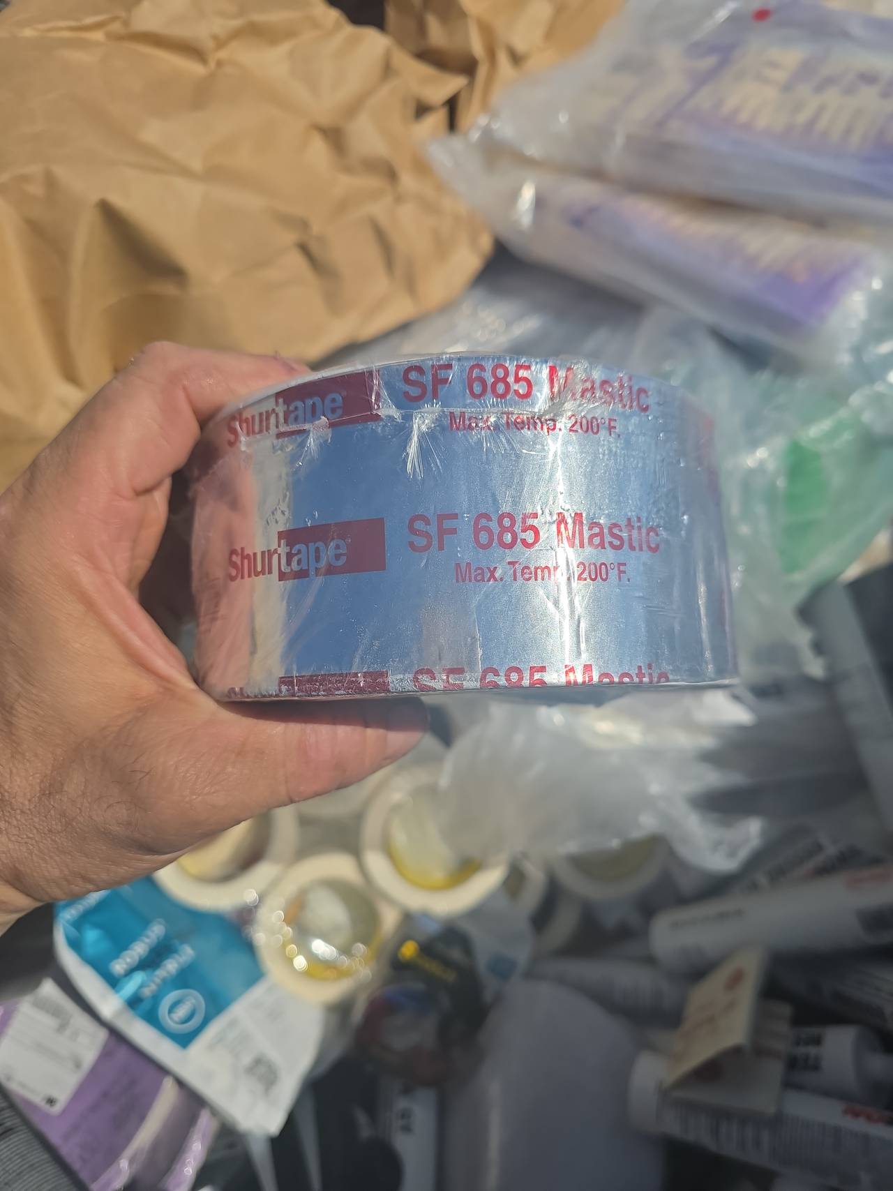 Shurtape SF 685 General Purpose Butyl Rubber Foil Tape
